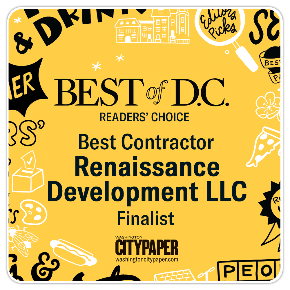 2021Best Contractor in DC Finalist Award Badge